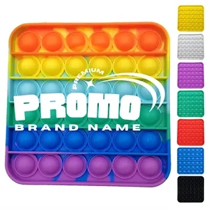 Tie Dye Full Bleed Print Push  Bubble Fidget Sensory Toy