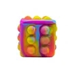 Tie Dye Custom Colors Decompression Push Bubble Cube Toy | https://www.bestnamebadges.com