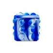 Tie Dye Custom Colors Decompression Push Bubble Cube Toy | https://www.bestnamebadges.com