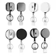Anti-Theft Retractable Stainless Steel Metal Key Holder | https://www.bestnamebadges.com