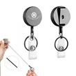 Anti-Theft Retractable Stainless Steel Metal Key Holder | https://www.bestnamebadges.com
