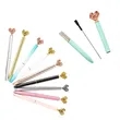 Heart Shaped Metal Rotating Ballpoint Pen | https://www.bestnamebadges.com