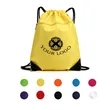 Waterproof Oxford Drawstring Bag With Zip Pocket | https://www.bestnamebadges.com