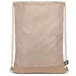 Taylor RPET Drawstring Backpack - Khaki | https://www.bestnamebadges.com