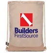 Taylor RPET Drawstring Backpack - Khaki | https://www.bestnamebadges.com
