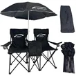 Portable Foldable Double Camping Parasol Lawn Chair | https://www.bestnamebadges.com