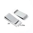 Mini Stainless Steel Engravable Money Clip | https://www.bestnamebadges.com