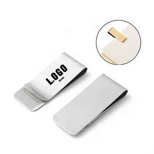 Mini Stainless Steel Engravable Money Clip