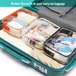 Clear Waterproof Toiletry Bag | https://www.bestnamebadges.com