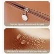 Waterproof Toiletry Bag with Open Flat | https://www.bestnamebadges.com
