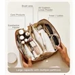 Waterproof Toiletry Bag with Open Flat | https://www.bestnamebadges.com