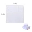 White Square Multifunctional Cotton Towel | https://www.bestnamebadges.com