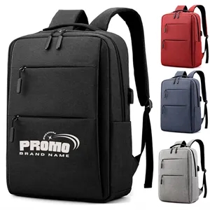 15.6-inch Durable USB Charging Port Backpack Laptop Bag