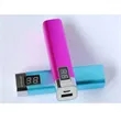 2600 mAh Mini Aluminium with LED Display Portable Power Bank | https://www.bestnamebadges.com