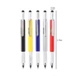 6 in 1 Metal Tool Ballpoint Pen | https://www.bestnamebadges.com