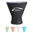 11oz. Stainless Steel Martini Margarita Cocktail Tumbler | https://www.bestnamebadges.com
