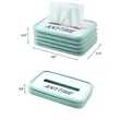 Silicone Foldable Tissue Box Organizer | https://www.bestnamebadges.com