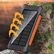 Outdoor Fast Battery Hand Crank Solar Charger Flashlight | https://www.bestnamebadges.com