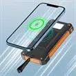 Outdoor Fast Battery Hand Crank Solar Charger Flashlight | https://www.bestnamebadges.com
