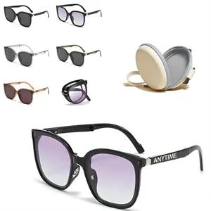 Easy Carry Folding Square Mini Sunglasses For Travel