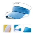 Sport Sun Visor Adjustable Empty Top Baseball Cap | https://www.bestnamebadges.com