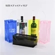PVC Clear Wine Ice Bag | https://www.bestnamebadges.com