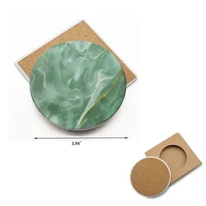 Water Absorbent Cushion Fast Bar  Diatom Mud Coaster Pad