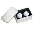 Titleist Pro V1 Two Ball Tin with Custom Lid | https://www.bestnamebadges.com