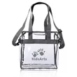 Game Day Clear Tote Bag | https://www.bestnamebadges.com