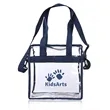 Game Day Clear Tote Bag | https://www.bestnamebadges.com