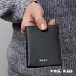 Hugo Boss® Classic Grained Folding Card Holder | https://www.bestnamebadges.com