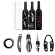 Five-Piece Creative Wine Bottle Shape Red Opener Set | https://www.bestnamebadges.com