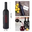 Five-Piece Creative Wine Bottle Shape Red Opener Set | https://www.bestnamebadges.com