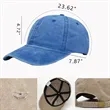 Washed Cotton Vintage Visor Baseball Cap | https://www.bestnamebadges.com