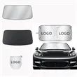 The Car Double-Circle Silver-Coated Cloth Sunshade | https://www.bestnamebadges.com