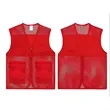 Custom Multi Pockets Volunteer Work Waistcoat Vest | https://www.bestnamebadges.com