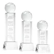 Basketball Award on Belcroft Base - Clear | https://www.bestnamebadges.com