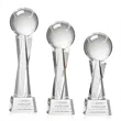 Baseball Award on Grafton Base - Clear | https://www.bestnamebadges.com