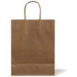 8 X 10 Inch Custom Twisted Handle Paper Shopping Bags | https://www.bestnamebadges.com