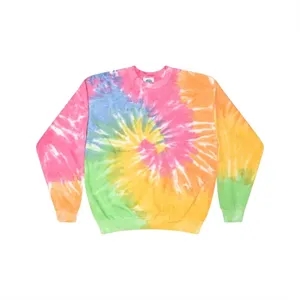 Tie-Dye Adult Crew Neck Sweatshirt | https://www.bestnamebadges.com