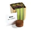 Flower Pot Set With Basil Seeds | https://www.bestnamebadges.com