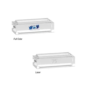 Stackable Clear Acrylic Bar Award | https://www.bestnamebadges.com