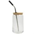 16 Oz. Full Color Can Glass With Bamboo Lid | https://www.bestnamebadges.com