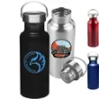 17 oz. BPA free Stainless Steel Canteen Sports Water Bottles | https://www.bestnamebadges.com