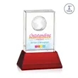 Ambassador VividPrint™ Award on Base - Red | https://www.bestnamebadges.com