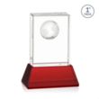 Ambassador VividPrint™ Award on Base - Red | https://www.bestnamebadges.com