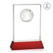 Ambassador VividPrint™ Award on Base - Red | https://www.bestnamebadges.com