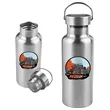 17 oz. BPA free Stainless Steel Canteen Sports Water Bottles | https://www.bestnamebadges.com
