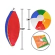 12" Six Panel  Inflatable PVC Beach Balls | https://www.bestnamebadges.com