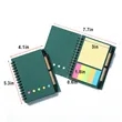 Kraft Paper Spiral Pocket Sticky Notebook With Pen | https://www.bestnamebadges.com